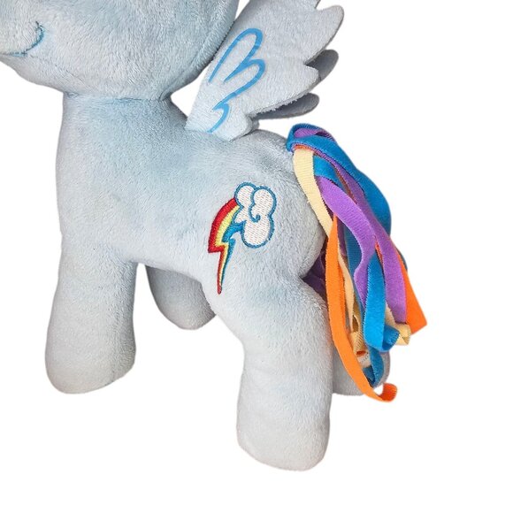 My Little Pony Blue Dash Rainbow Pony Plush Blue Stuffed Animal Plushie 12" - Picture 3 of 9